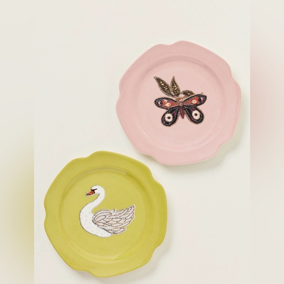 Anthropologie Alchemia Stoneware Canapé Plate, NWT - Picture 2 of 3